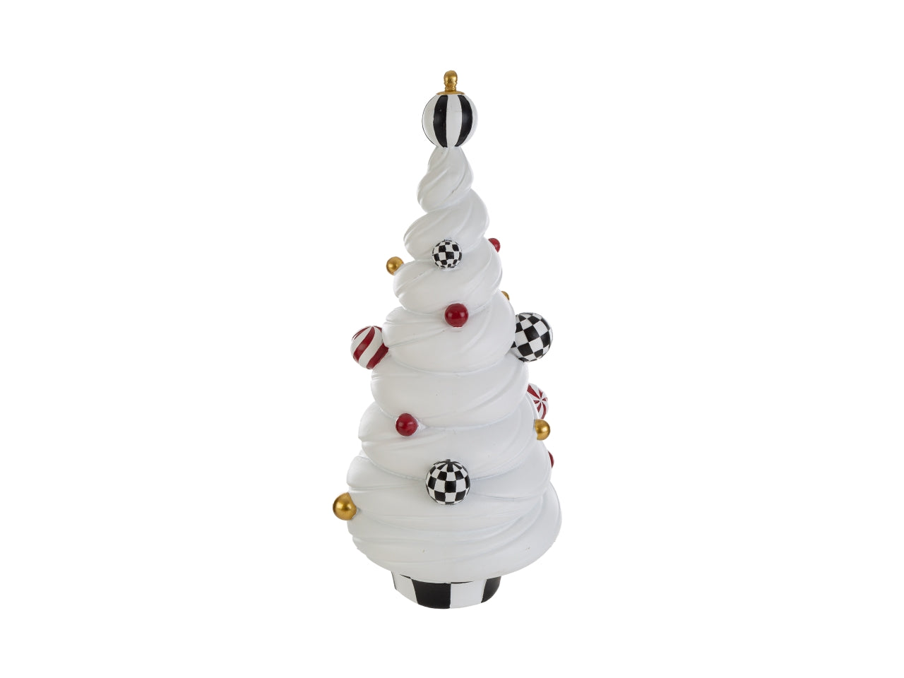 Albero natalizio 40cm in resina black royal
