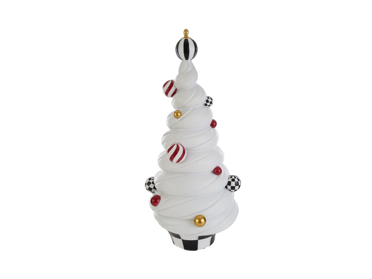 Albero natalizio 40cm in resina black royal