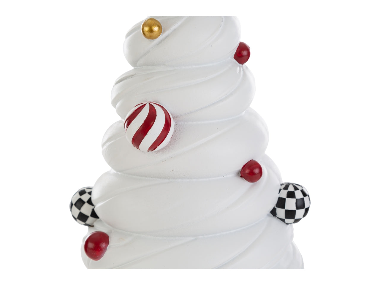 Albero natalizio 40cm in resina black royal