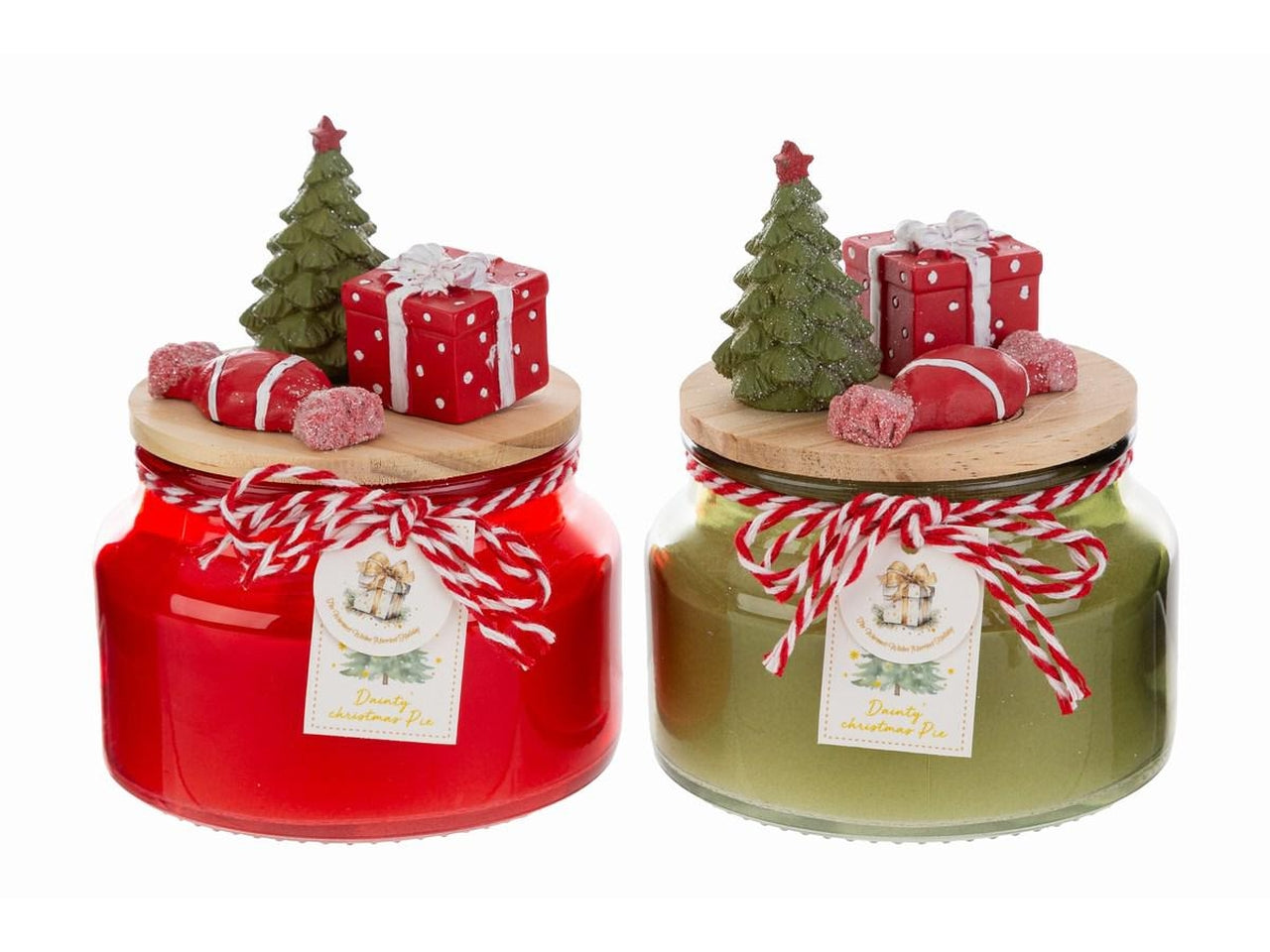 Candela barattolo vetro 10xh.12cm assortiti