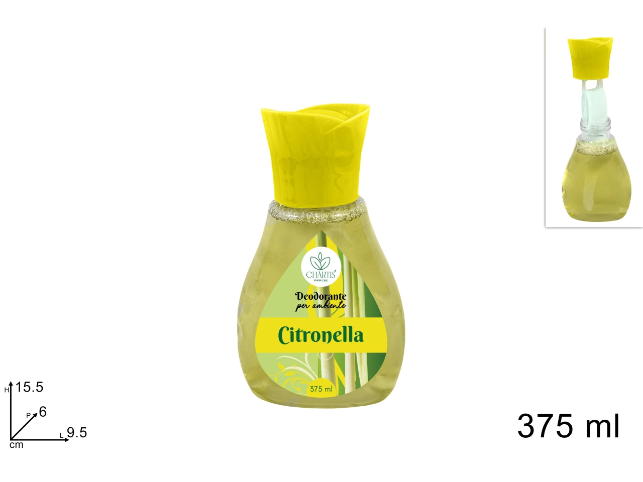 Deodorante per ambiente alla citronella 375ml