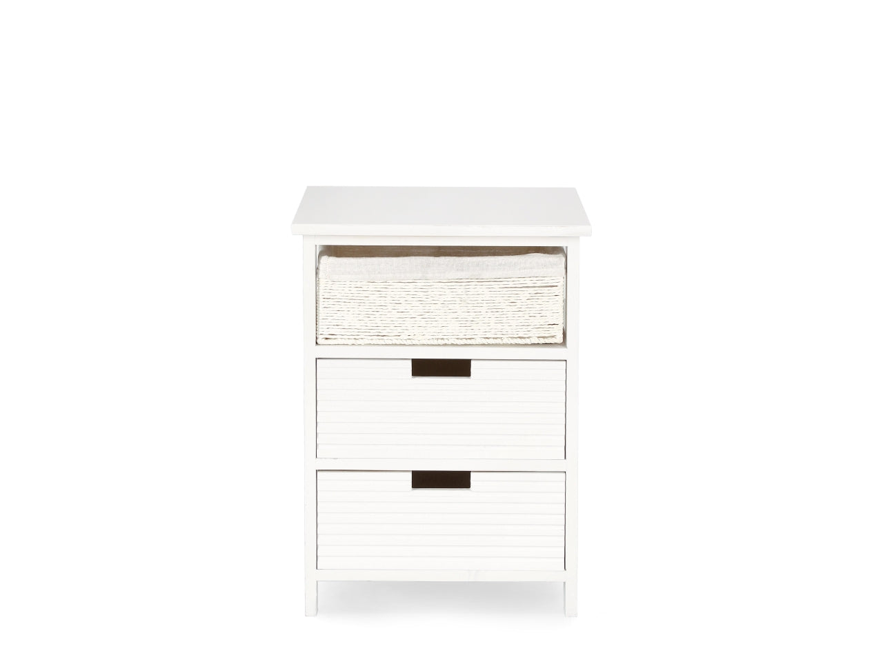 Leonie cassettiera 3 cassetti 40x29xh.58cm bianco