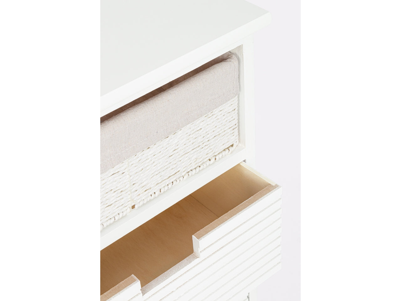 Leonie cassettiera 4 cassetti 40x29xh.73cm bianco