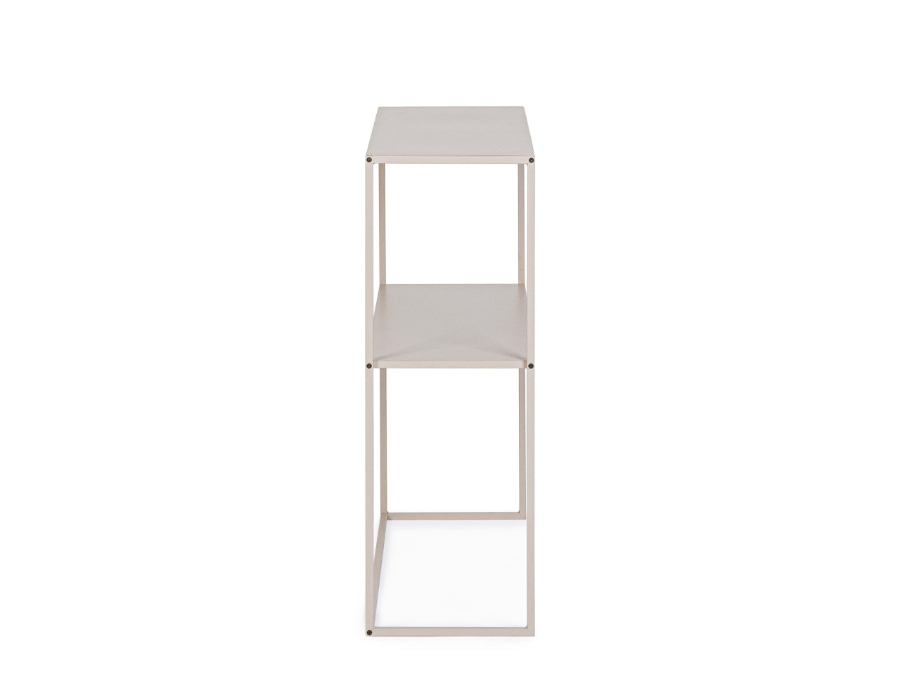 Alrik consolle 2 piani rettangolare beige 78xh.78cm