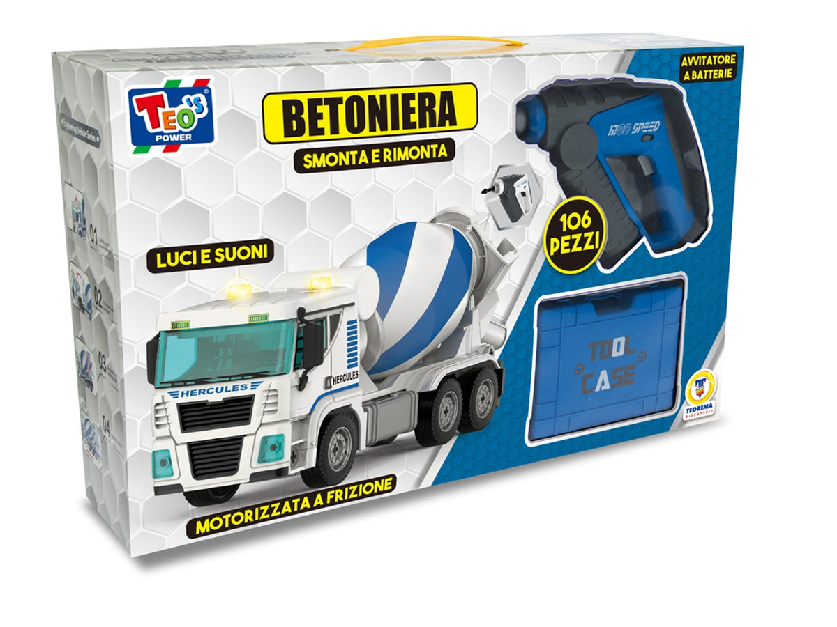 Teo's camion betoniera smonta e rimonta