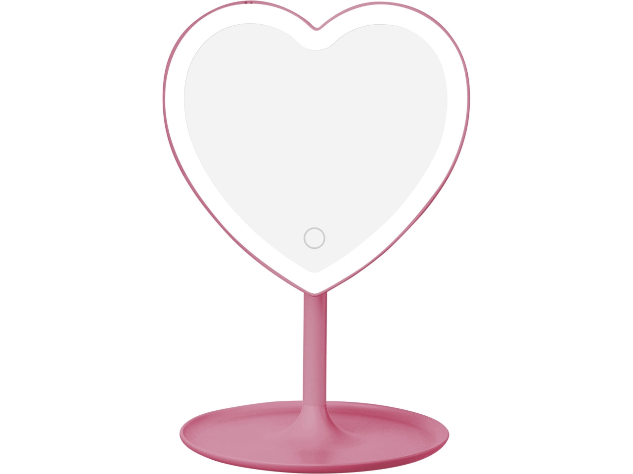 Specchio led cuore