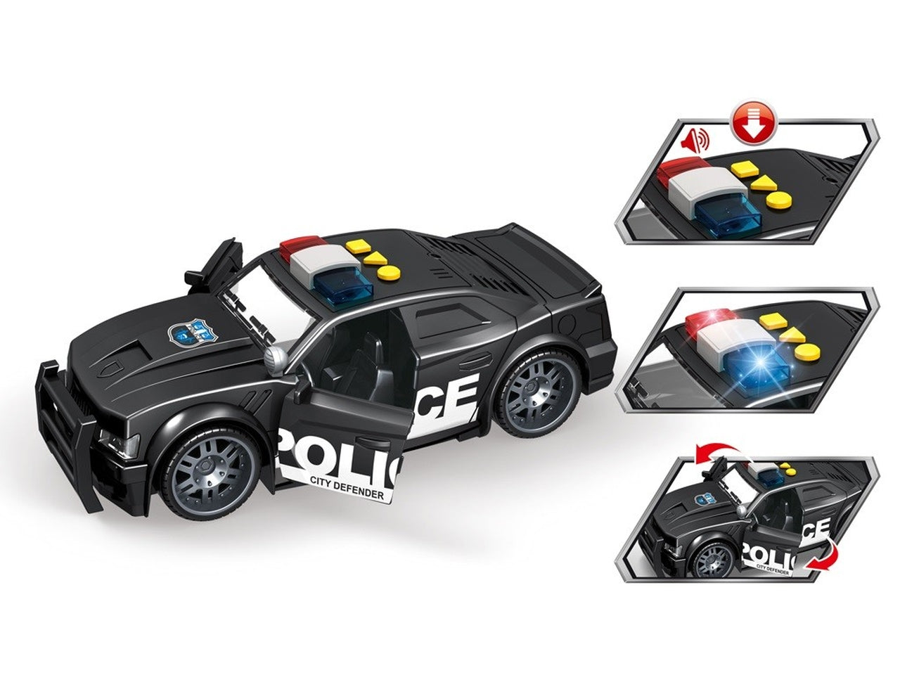 Teo's police car scala 1:14 luci e suoni