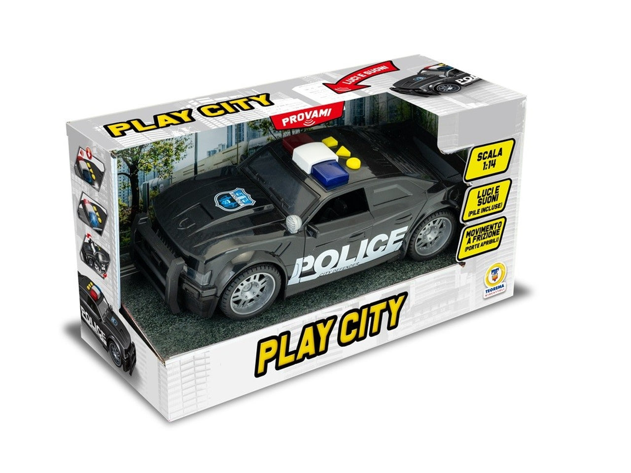 Teo's police car scala 1:14 luci e suoni