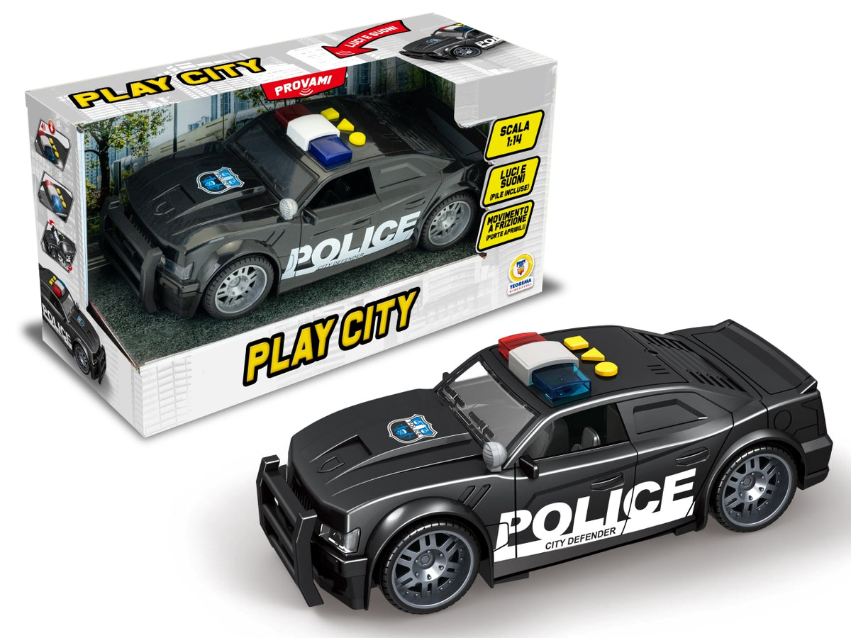 Teo's police car scala 1:14 luci e suoni