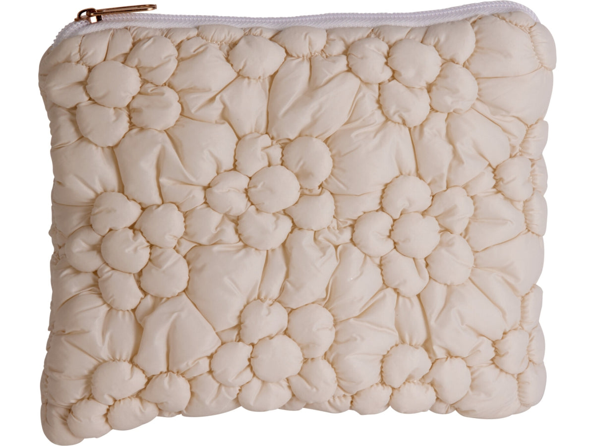Pochette in nylon bianco 21x16cm