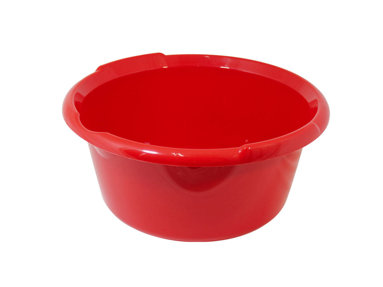 Bacinella d.35cm isi tonda con becco 7,5l rosso