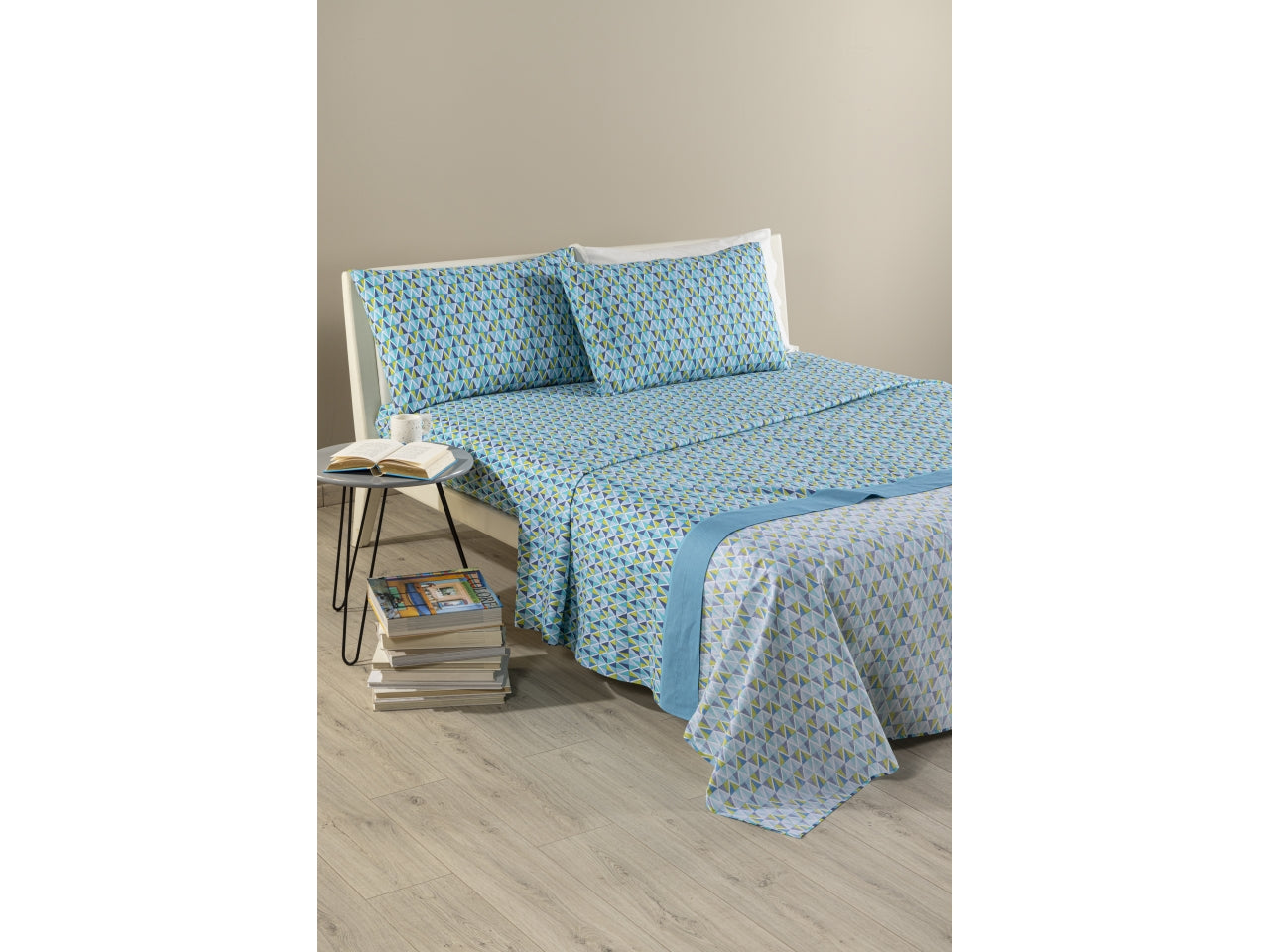 Levante completo letto 1piazza di colore arancio