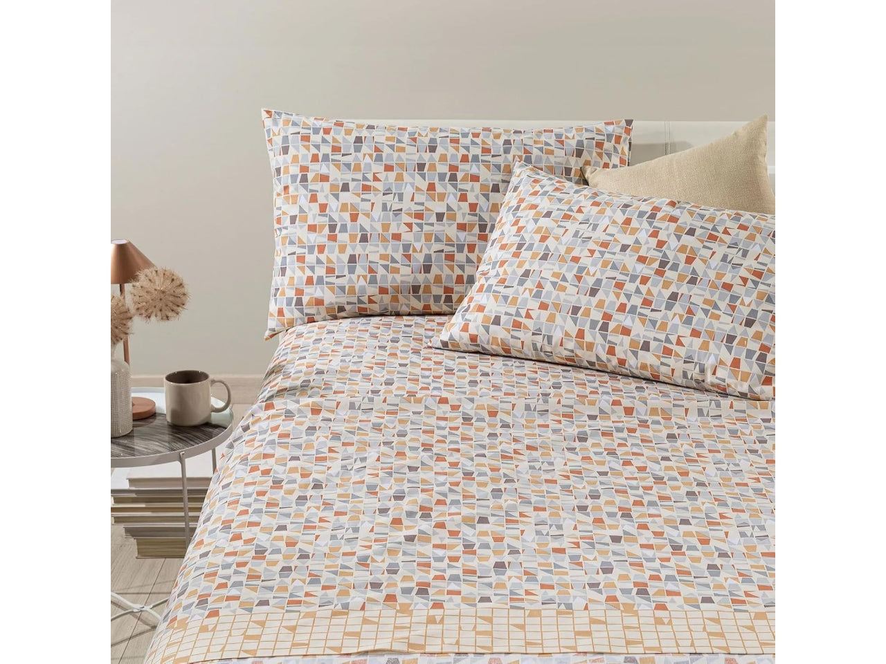 Orleans completo letto1piazza di colore ambra