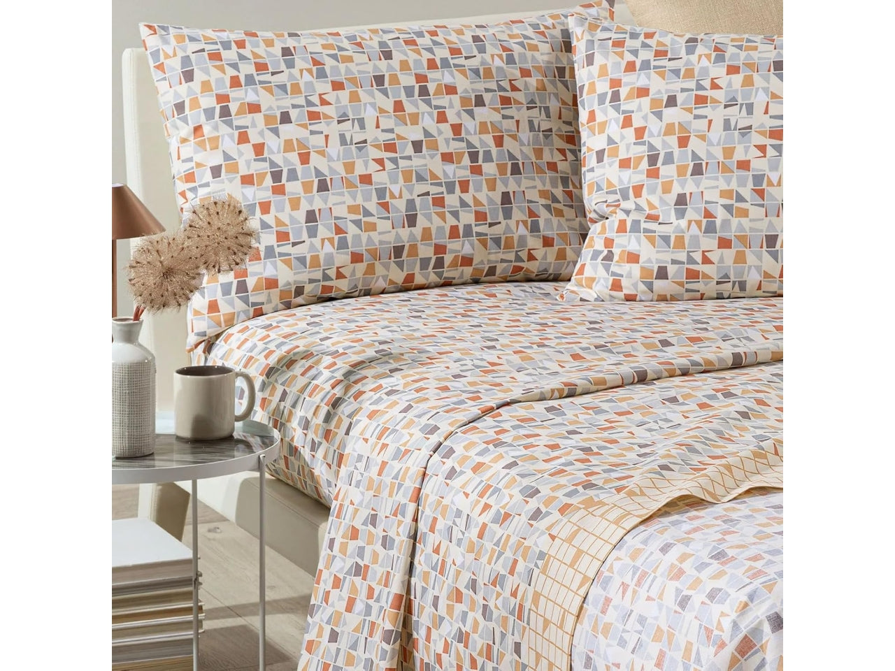 Orleans completo letto1piazza di colore ambra