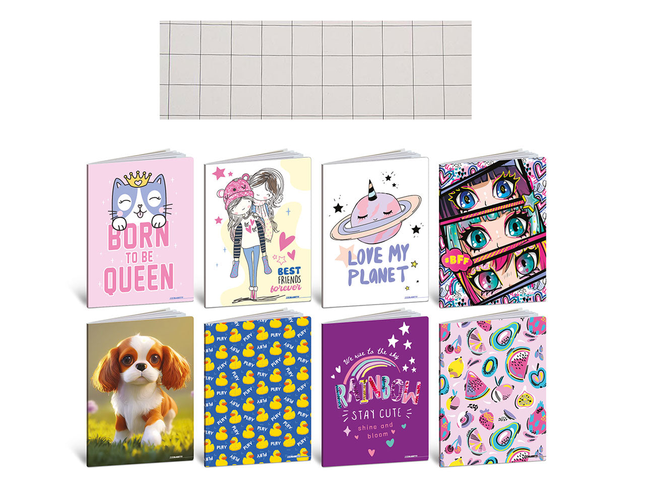 Quaderno maxi kid girl 20fg+1 confezione da 10 pezzi rigatura 10M