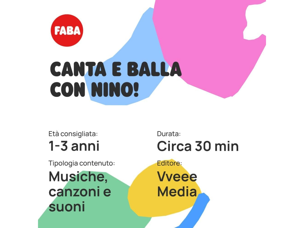 Faba canta e balla con nino