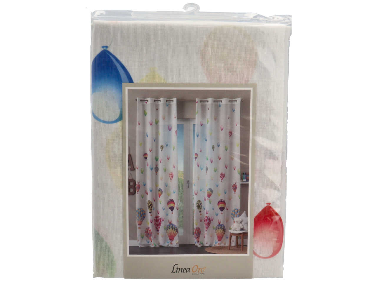 Baby pannello tenda cm 140x280 con borchie Baby Balloon