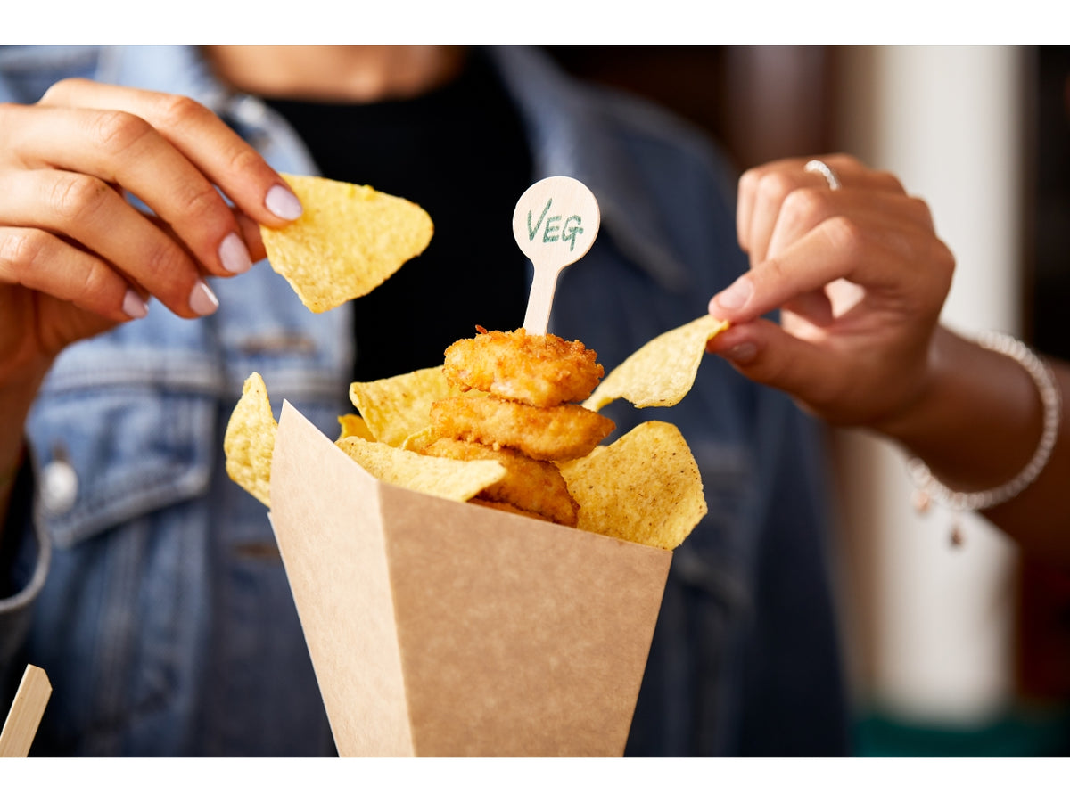 Street food cono da fritti 200 ml 7x7x17,5cm confezione da 50 coni