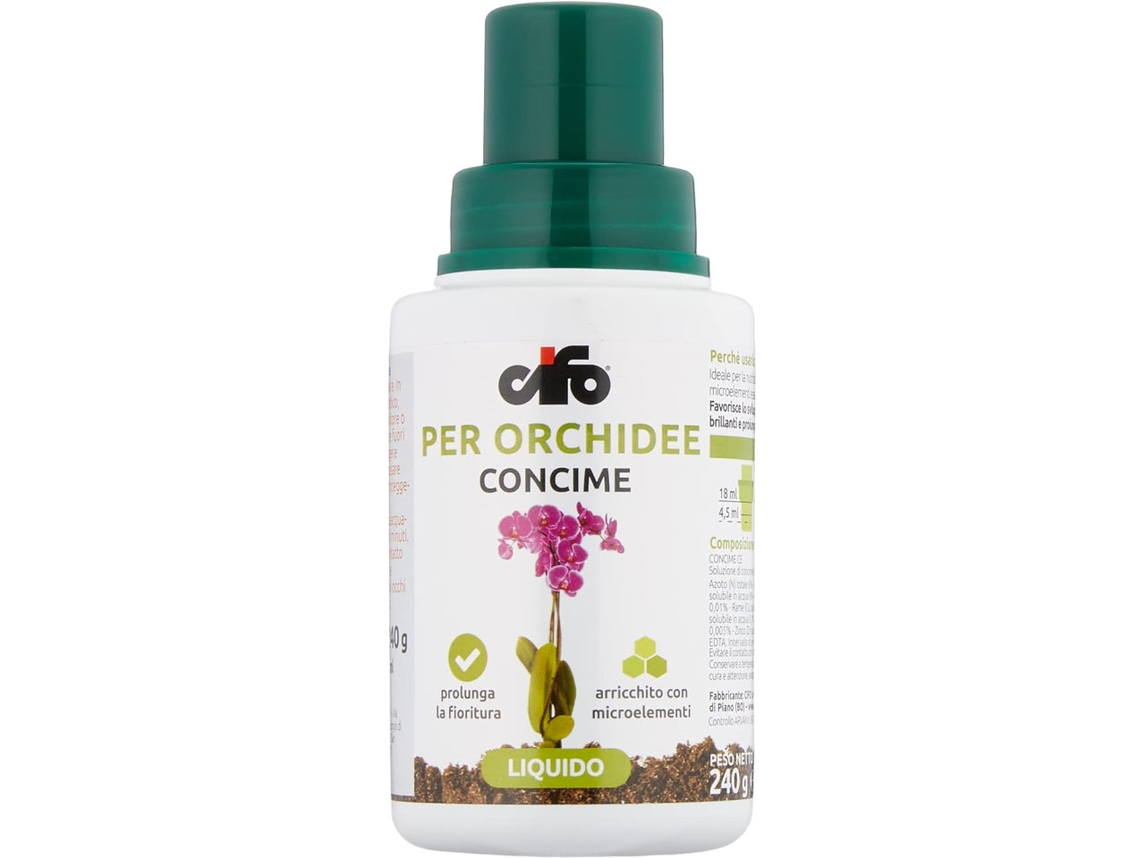Concime per le piante di orchidee da 200ml