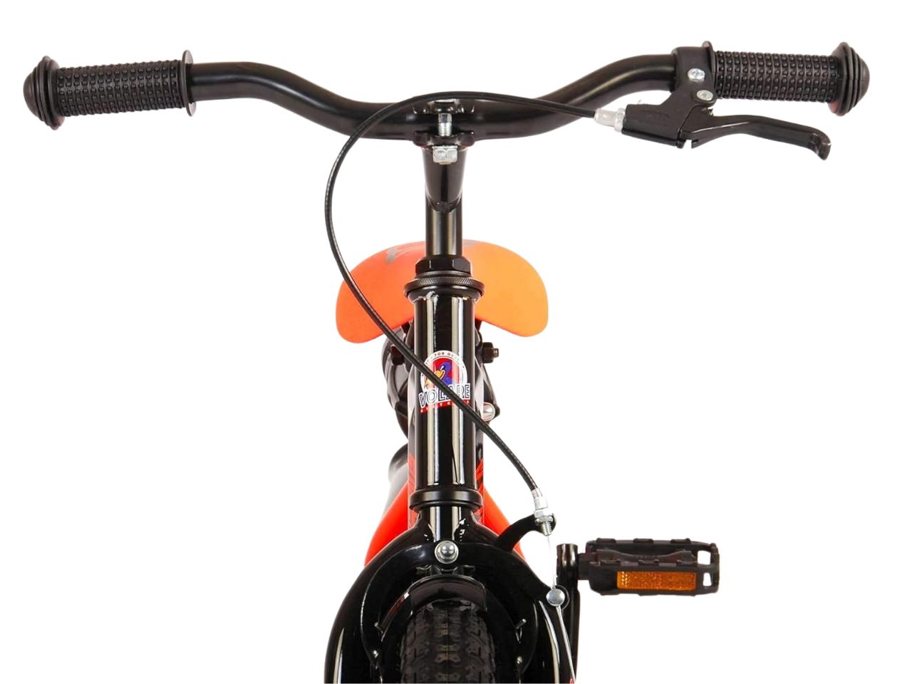 Bicicletta bimbo sportivo 12 arancione/nero