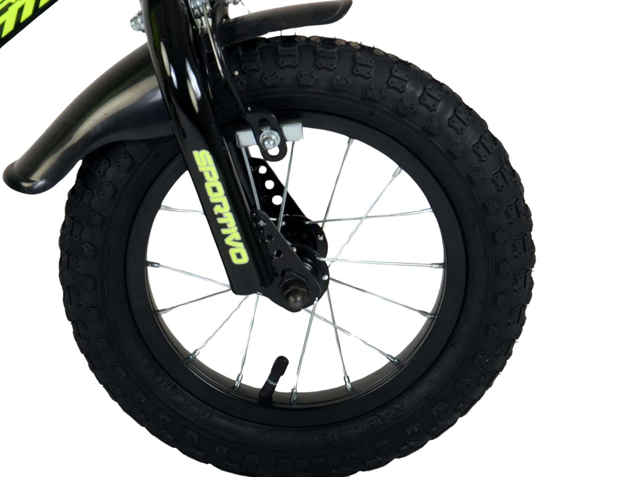 Bicicletta bimbo sportivo 12 giallo/nero
