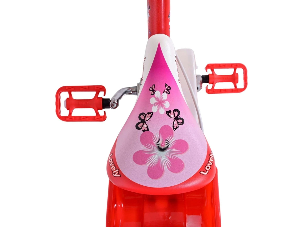 Bicicletta bimba volare 14 lovely rosso/bianco