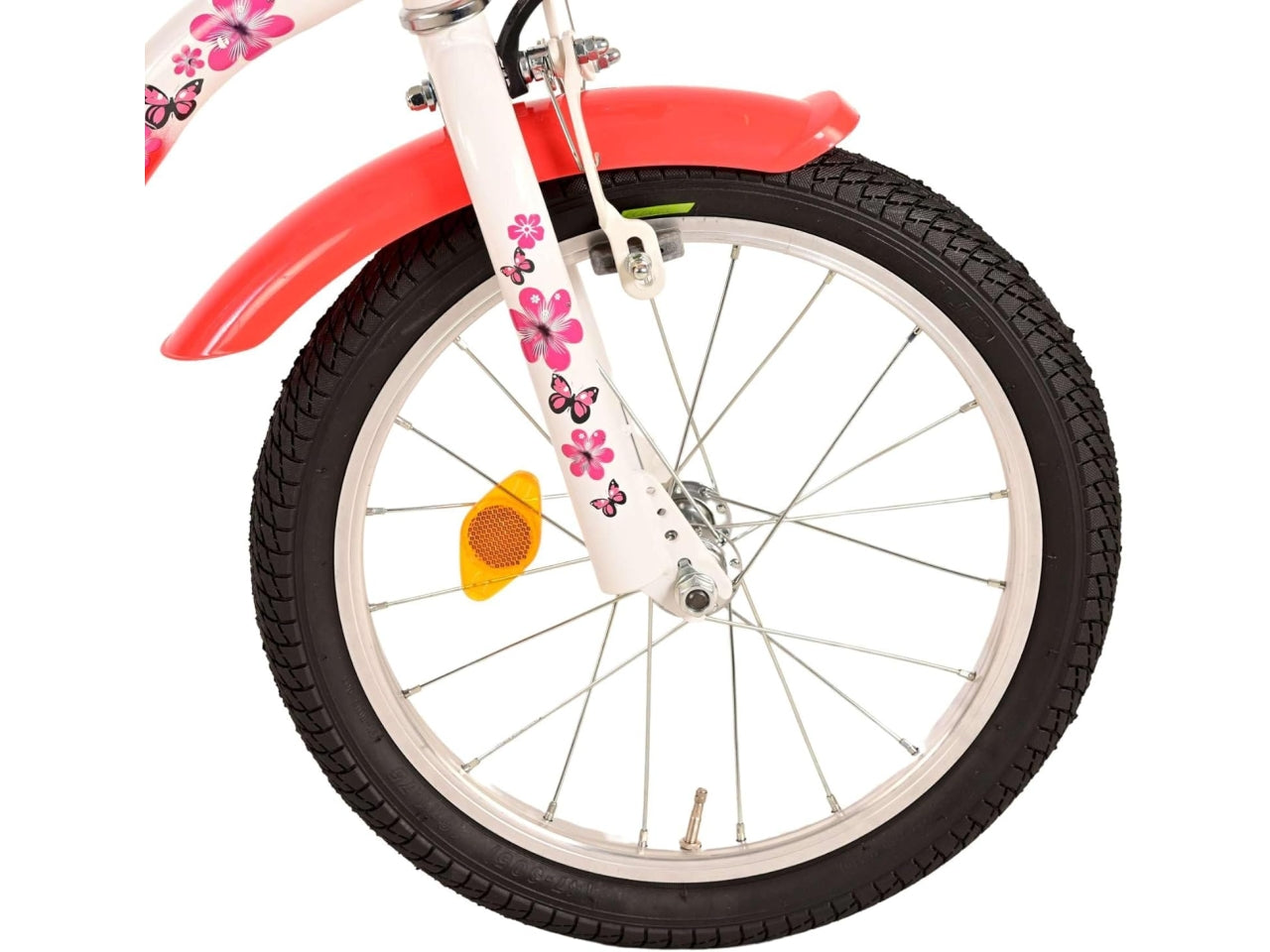 Bicicletta bimba volare 16 lovely rosso/bianco