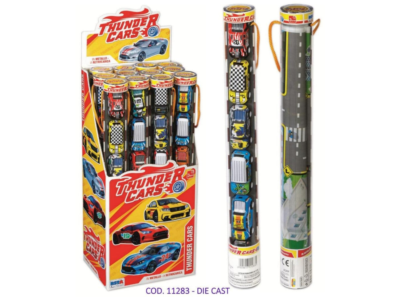 Auto die cast 6 pezzi