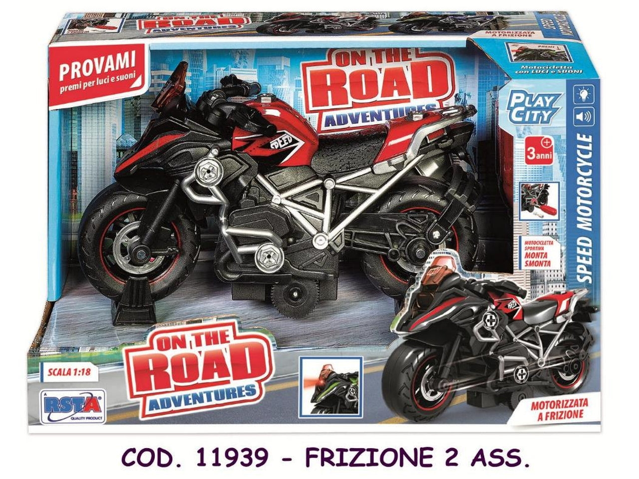 Motociclette da corsa frizione in scala 1:18