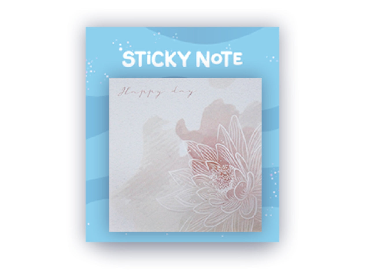 Notes note painting 7,5x7,5cm con 50 fogli decorati