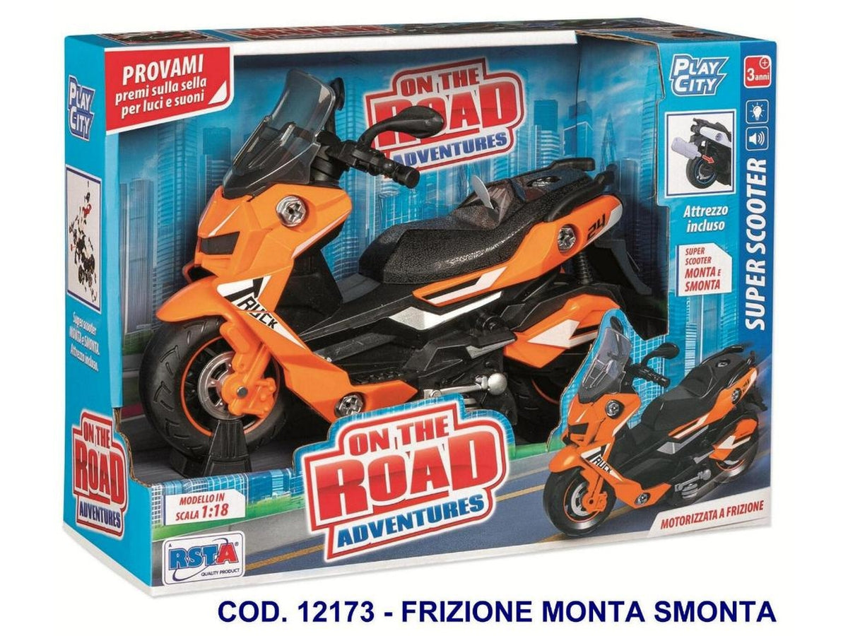 Super scooter frizione in scala 1:18 - disponibile in modelli assortiti