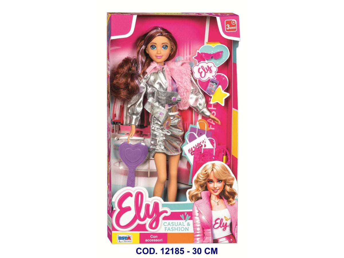 Playset bambola ely 29cm casual and fashion