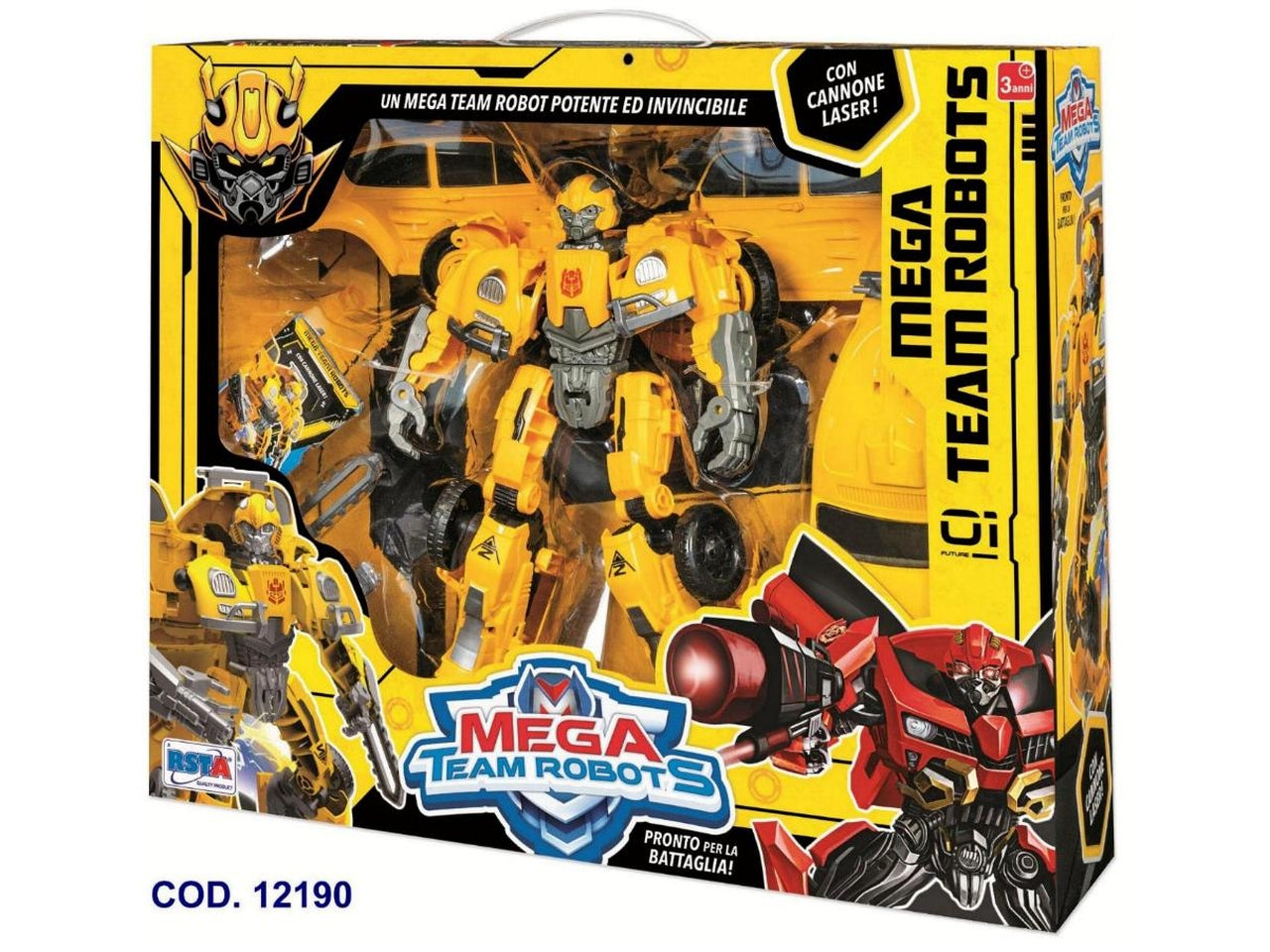 Mega team robot trasformabile