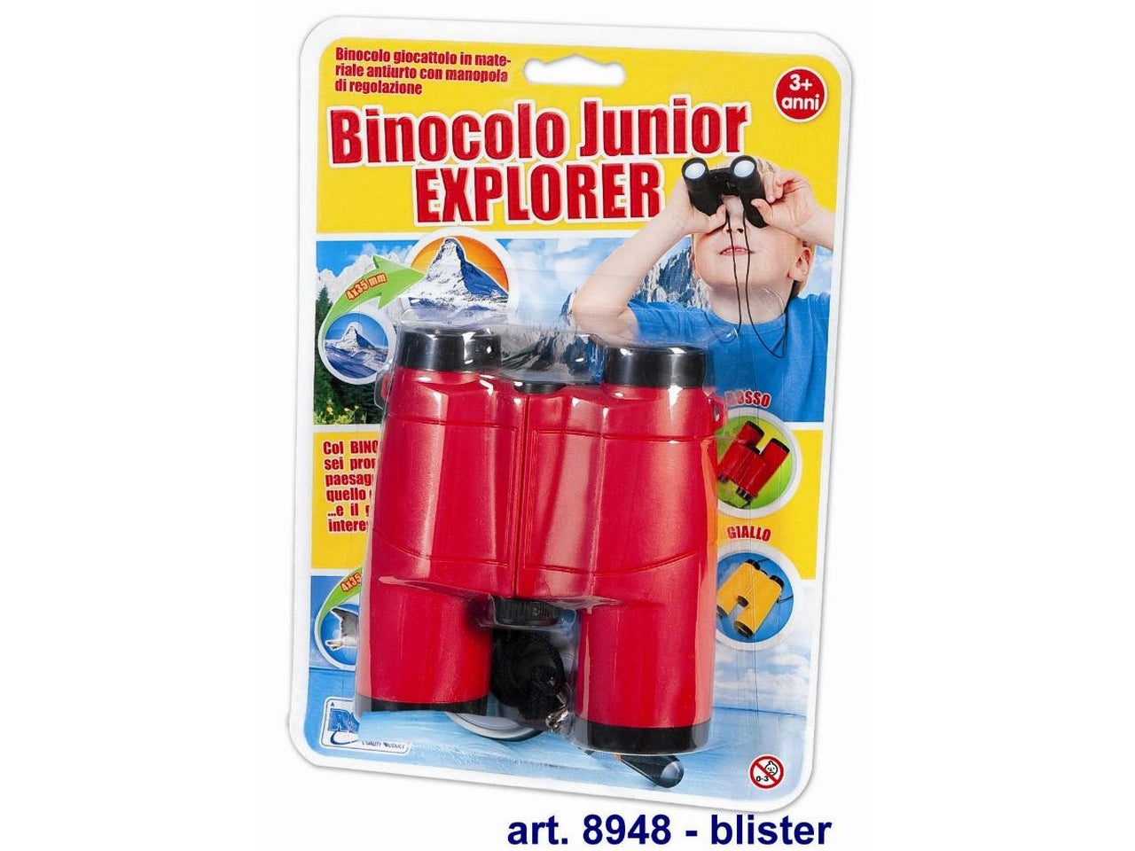 Binocolo junior explorer - disponibile in 2 colori