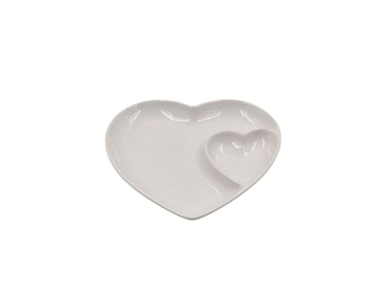 Cuore in porcellana 19cm