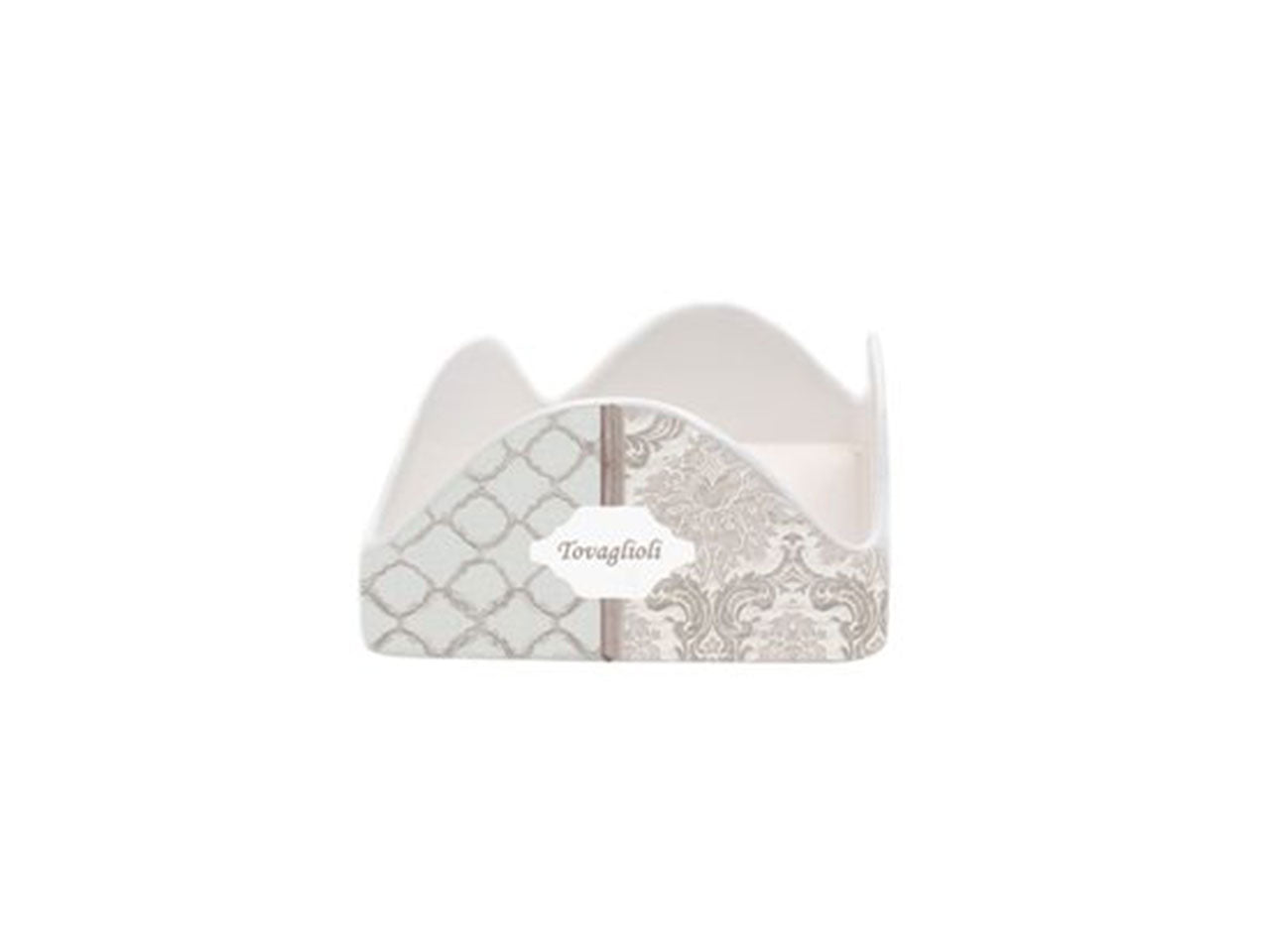 Porta tovaglioli in ceramica 19x19cm