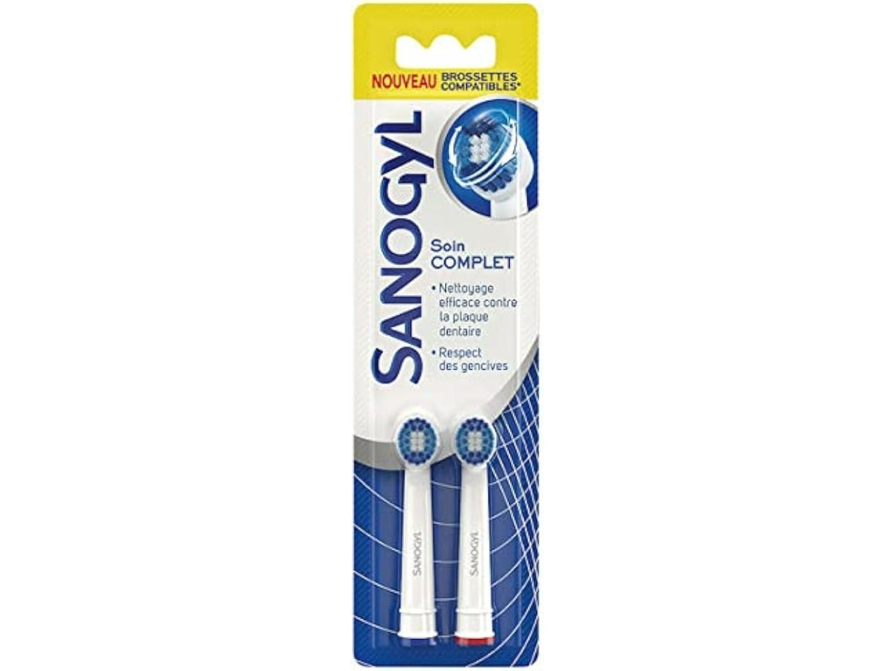 Sanogyl 2 ricambi interdentaire per spazzolino elettrico $