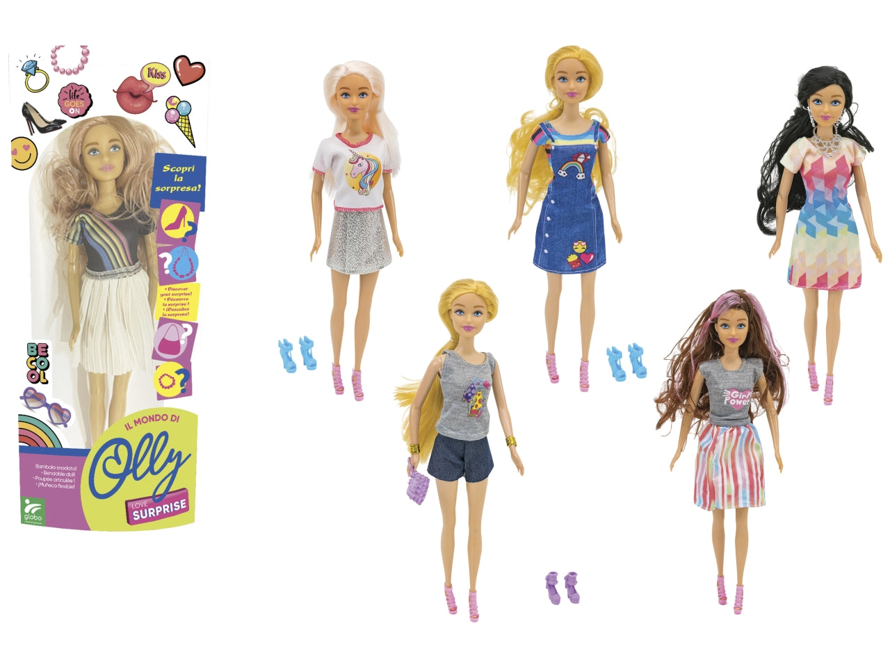 Olly bambola fashion doll con sorpresa assortiti