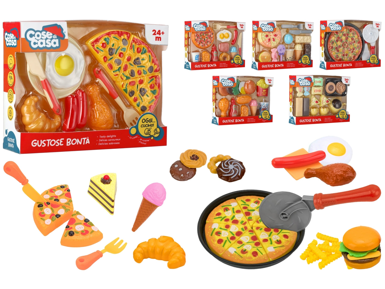 Cose di casa set cibo in 6 modelli assortimenti