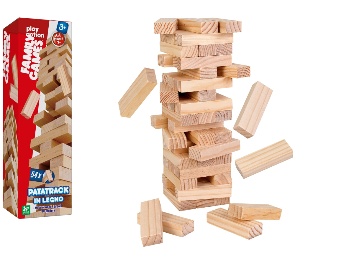 Family games patatrack in legno 54 pezzi