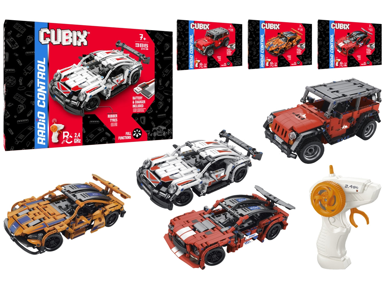 Cubix auto radiocomandata assortitiortite con batterie incluse