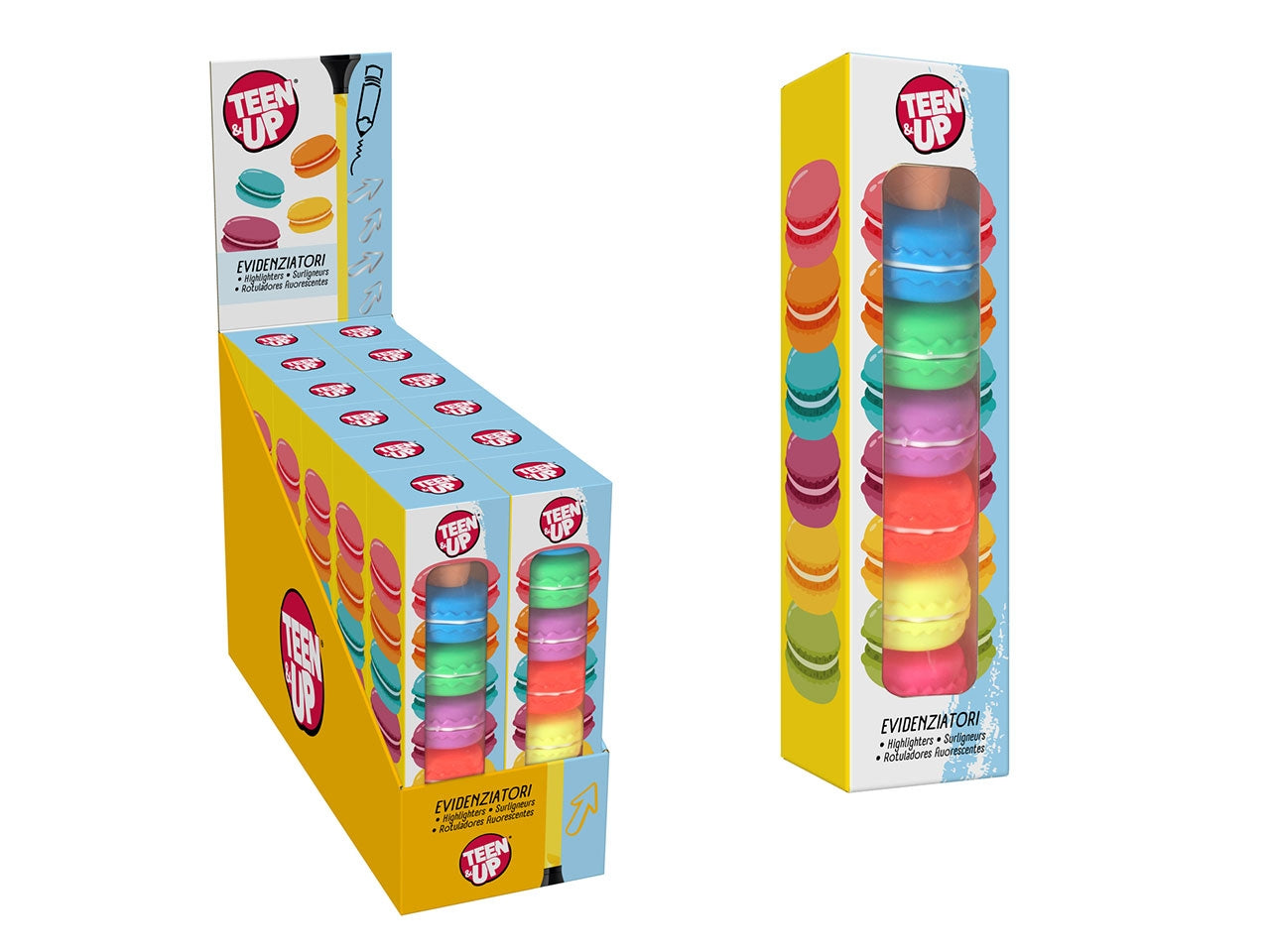 Teen up evidenziatori macaron assortiti
