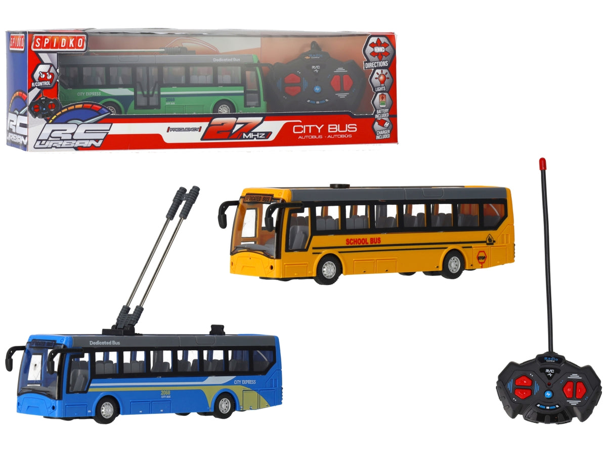 Spidko autobus retrocarica con 7 funzioni a batteria