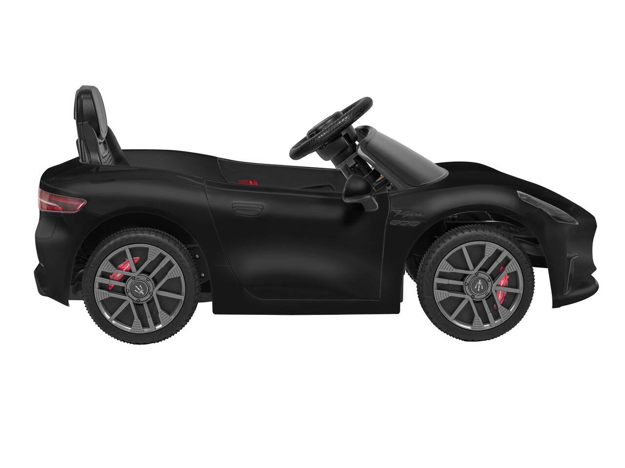 E-spidko auto Maserati granturismo batteriali-ion 12v di colore nero $