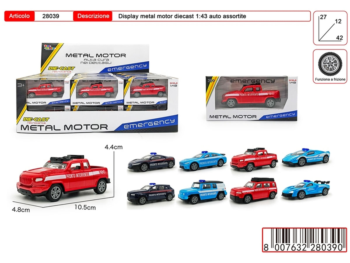 Metal motors pronto intervento scala 1:43
