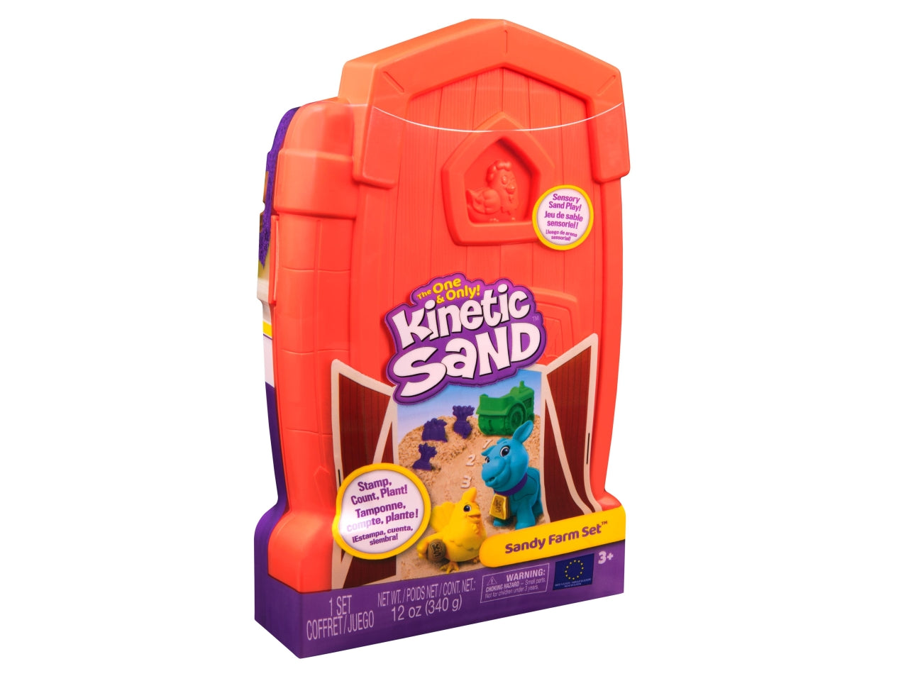 Kinetic sand playset la prima fattoria