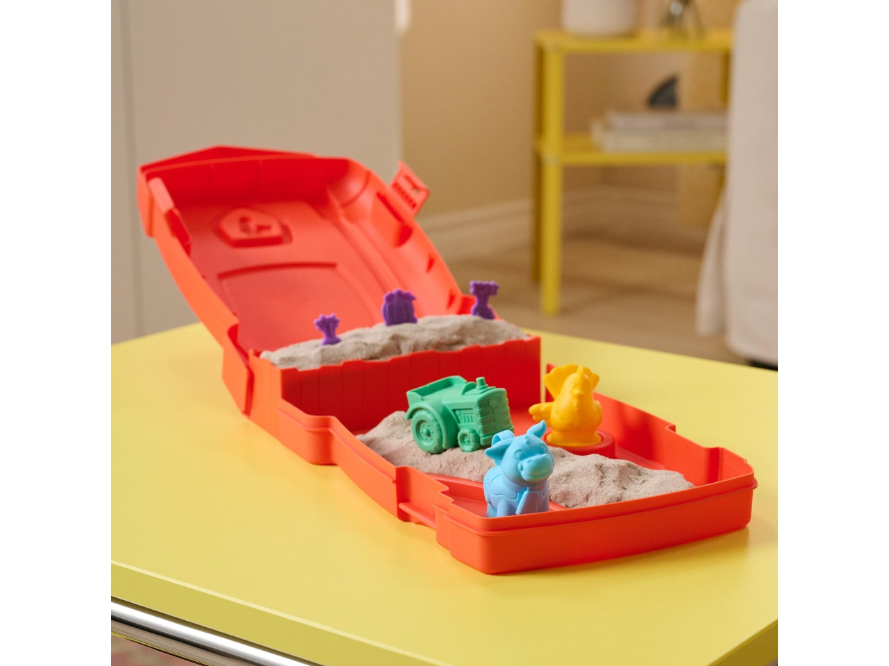 Kinetic sand playset la prima fattoria
