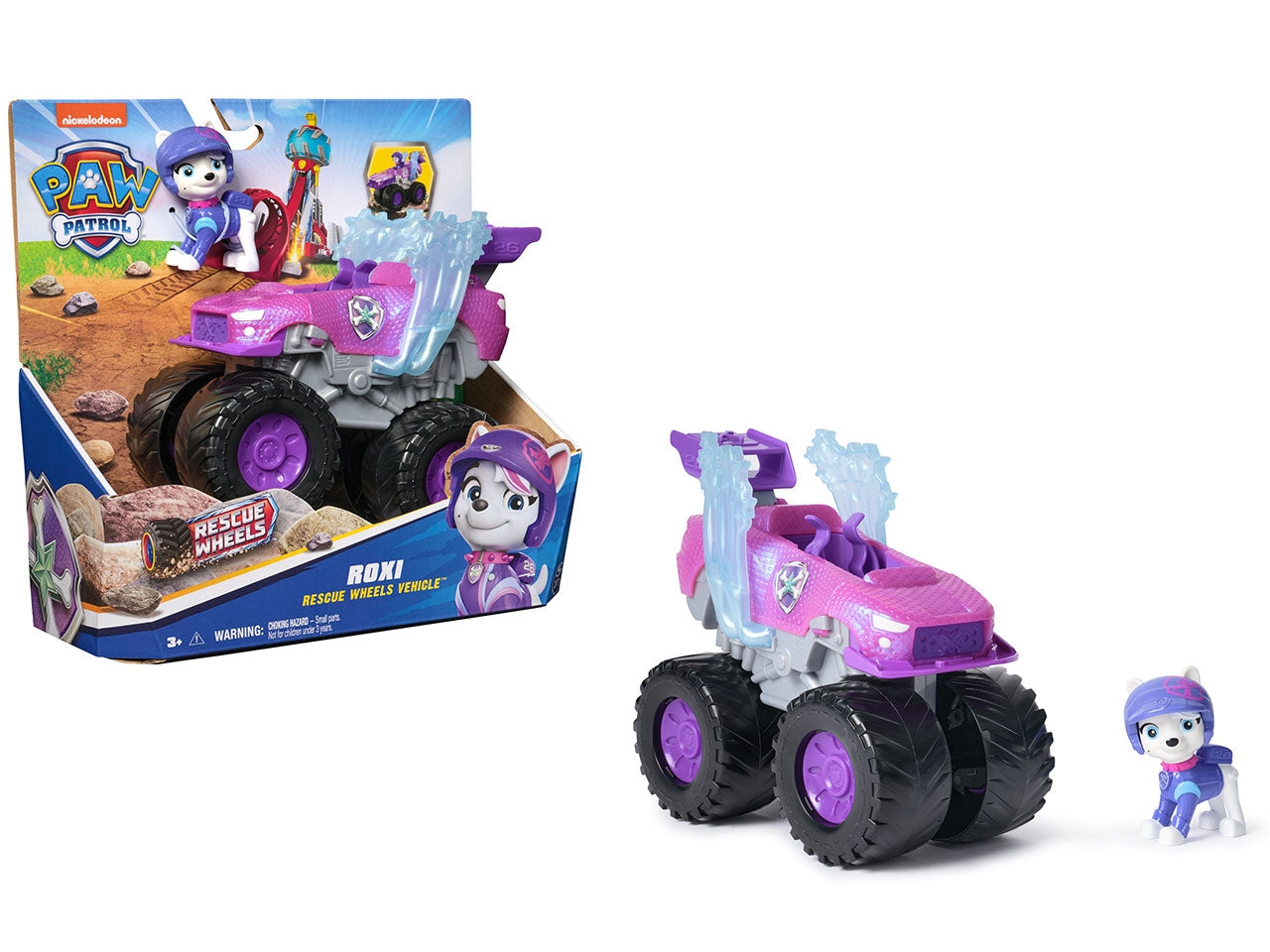 Paw patrol veicolo tematizzato rescue wheels roxi