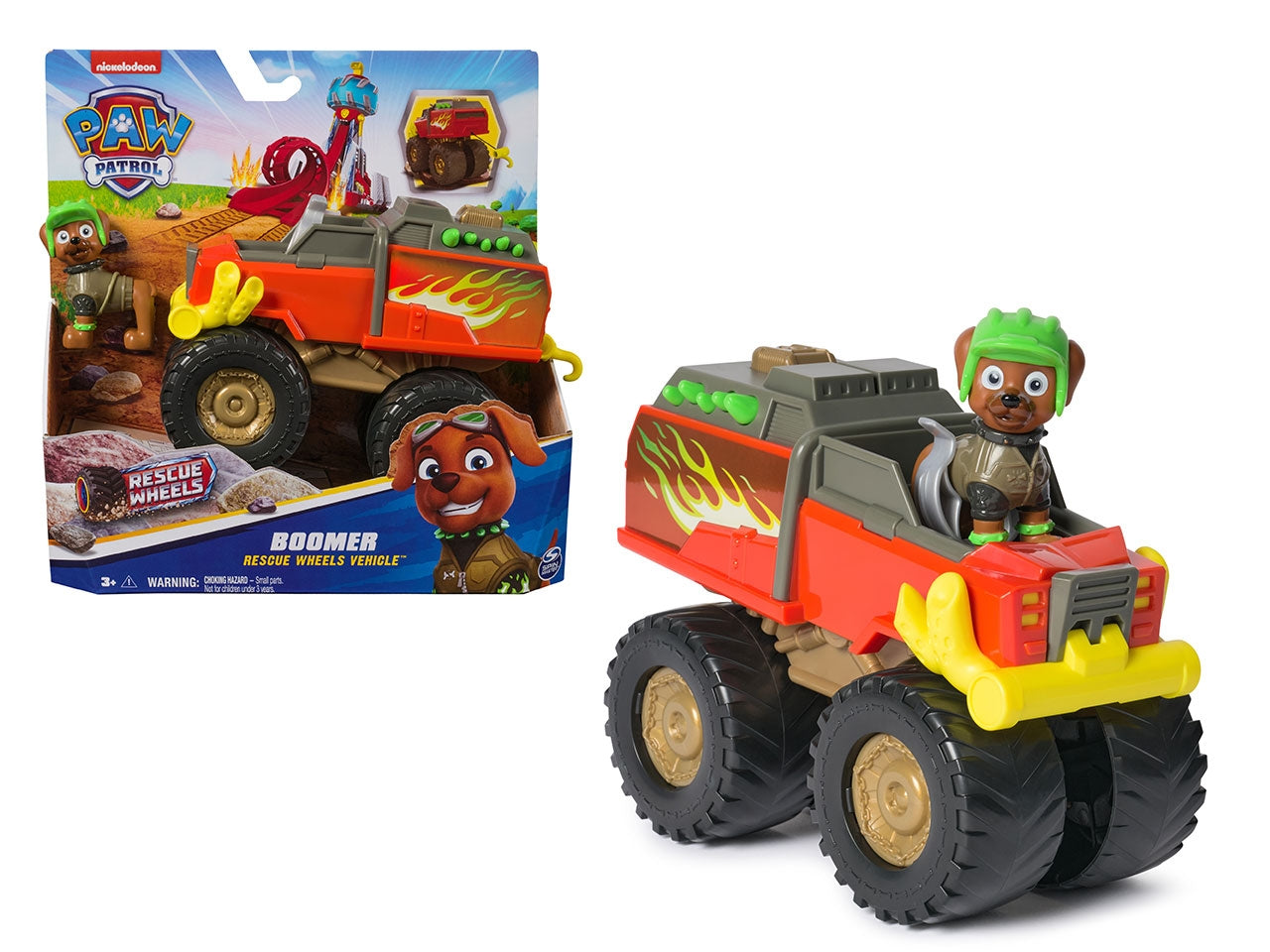 Paw patrol veicolo tematizzato rescue wheels boomer