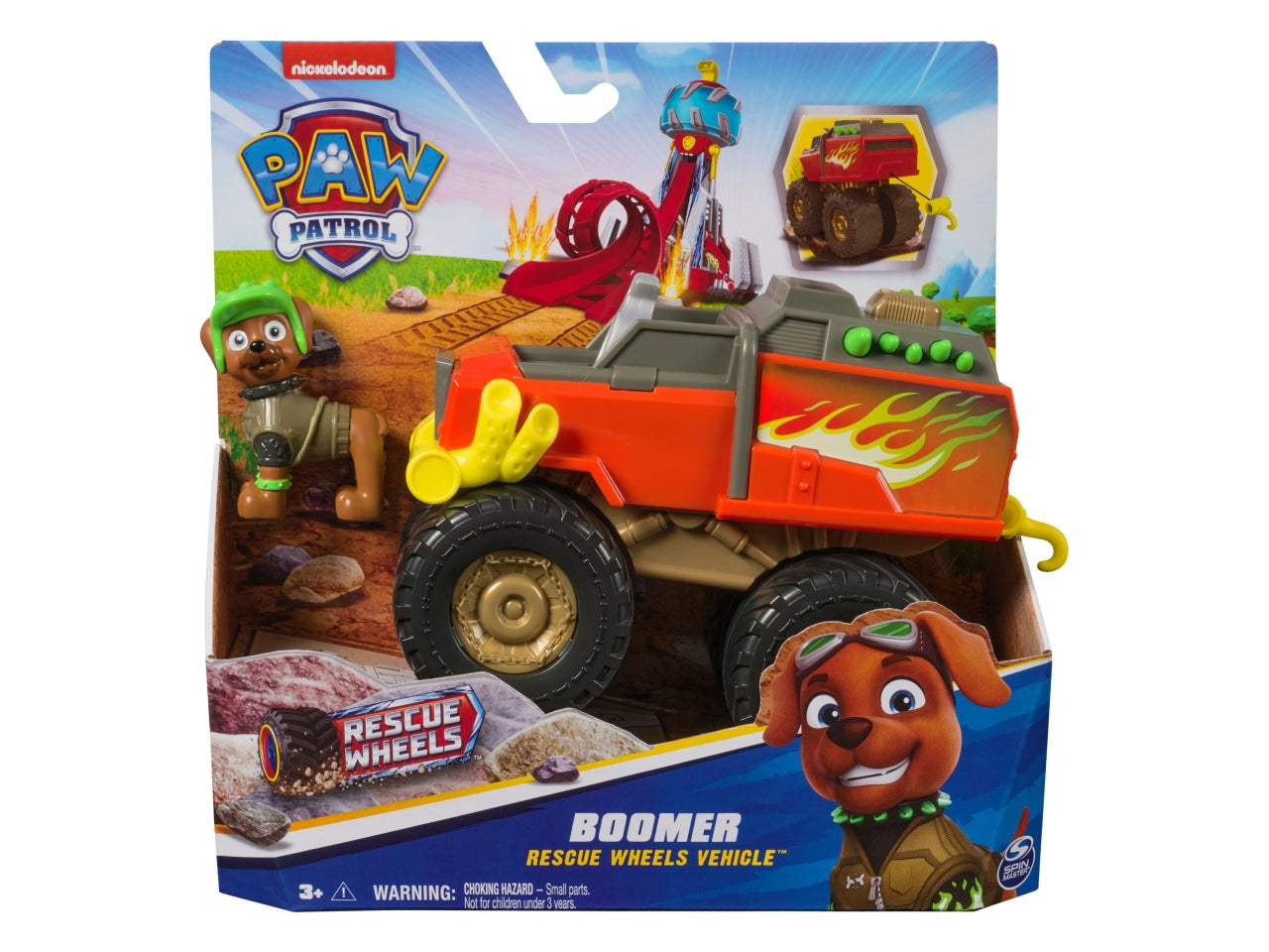 Paw patrol veicolo tematizzato rescue wheels boomer